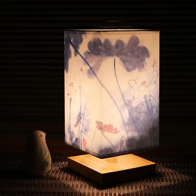 Lampă de noptieră - Azure Blossom