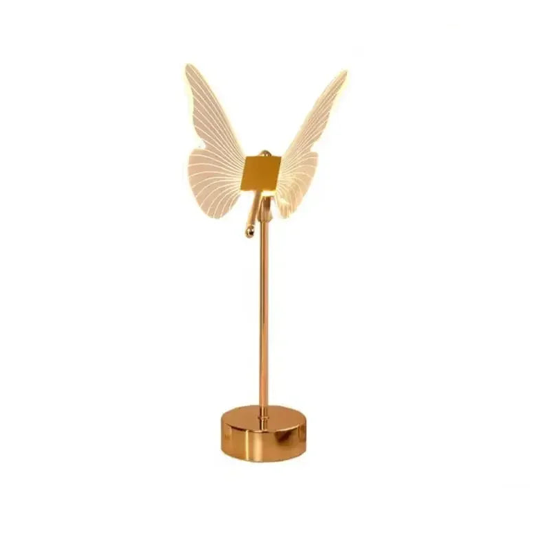 Lampa de Noptiera Originala - Fluture Auriu